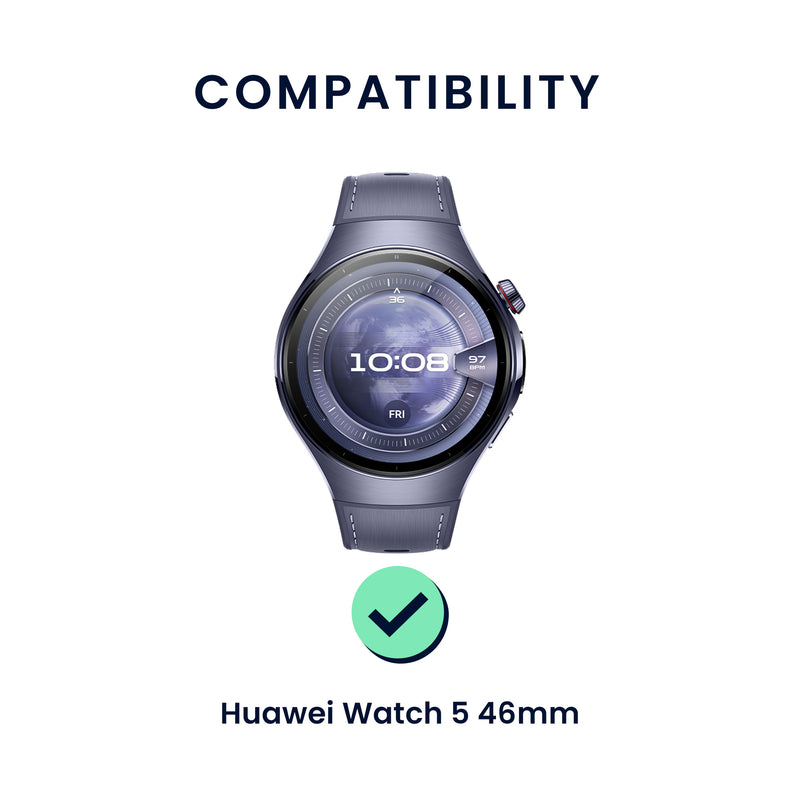 kwmobile Watch Strap for Huawei Watch 5 46mm Bracelet Fitness Tracker Band Set Replacement Strap Smartwatch