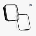 kwmobile Glass Case for Garmin Venu X1 Protective Cover Fullbody Fitness Tracker Case Set