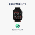kwmobile Screen Protector compatible with Garmin Venu X1 Film Protective Film for Fitness Tracker Robust Screen Protection