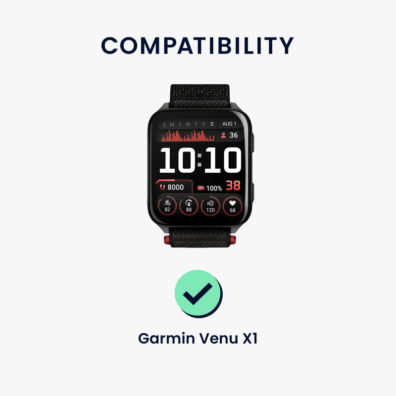 kwmobile Screen Protector compatible with Garmin Venu X1 Film Protective Film for Fitness Tracker Robust Screen Protection