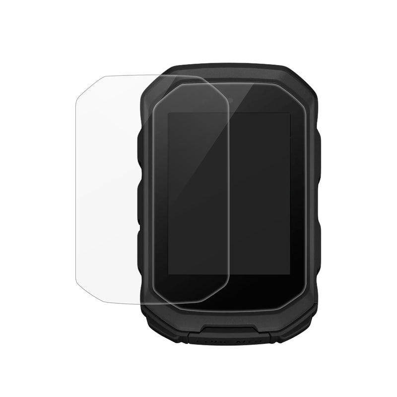 kwmobile 2x Schutzglas kompatibel mit Garmin Edge MTB - Hartglas Schutzfolien Set für Fahrrad GPS - Displayschutz für Bike Computer transparent Transparent  