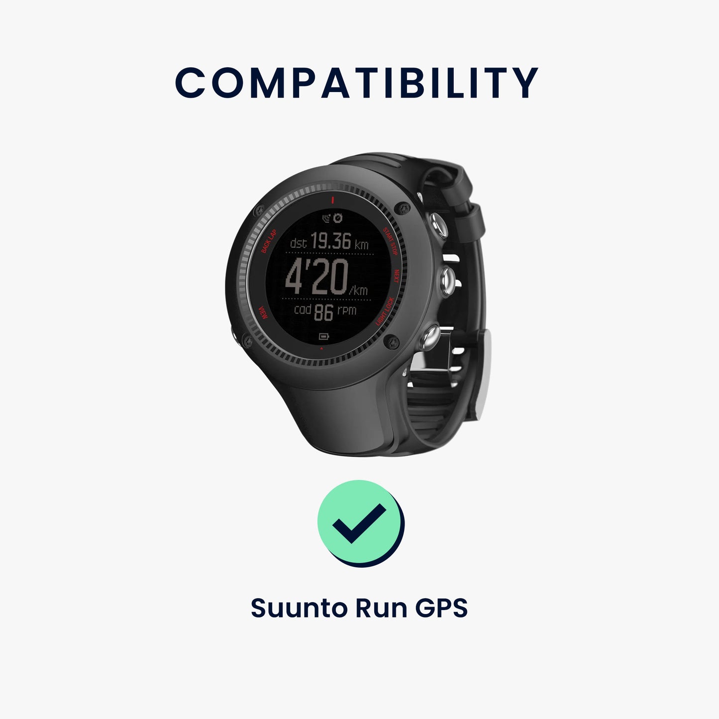 kwmobile USB C Charging Cable compatible with Suunto Run GPS Cable Charger Smart Watch Replacement Cable Fitness Tracker Charging Cable