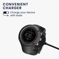 kwmobile USB C Charging Cable compatible with Suunto Run GPS Cable Charger Smart Watch Replacement Cable Fitness Tracker Charging Cable