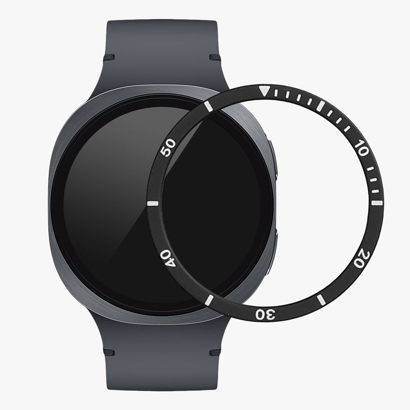 kwmobile Protective Bezel Ring compatible with Samsung Galaxy Watch 8 Fitness Tracker