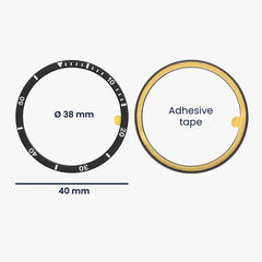 kwmobile Schutzring kompatibel mit Samsung Galaxy Watch 8 Fitnesstracker Bezel Ring Lünette - [dsg01] - Sonstiges