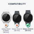 kwmobile Protective Ring Compatible with Samsung Galaxy Watch 8 Fitness Tracker Bezel Ring