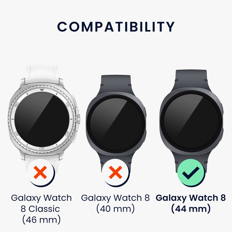 kwmobile Protective Ring Compatible with Samsung Galaxy Watch 8 Fitness Tracker Bezel Ring