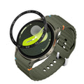 kwmobile Schutzring kompatibel mit Samsung Galaxy Watch 7 44mm Fitnesstracker - Bezel Ring Lünette in Schwarz Silber Schwarz  [dsg01]