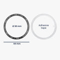 kwmobile Protective Ring compatible with Samsung Galaxy Watch 7 44mm Fitness Tracker