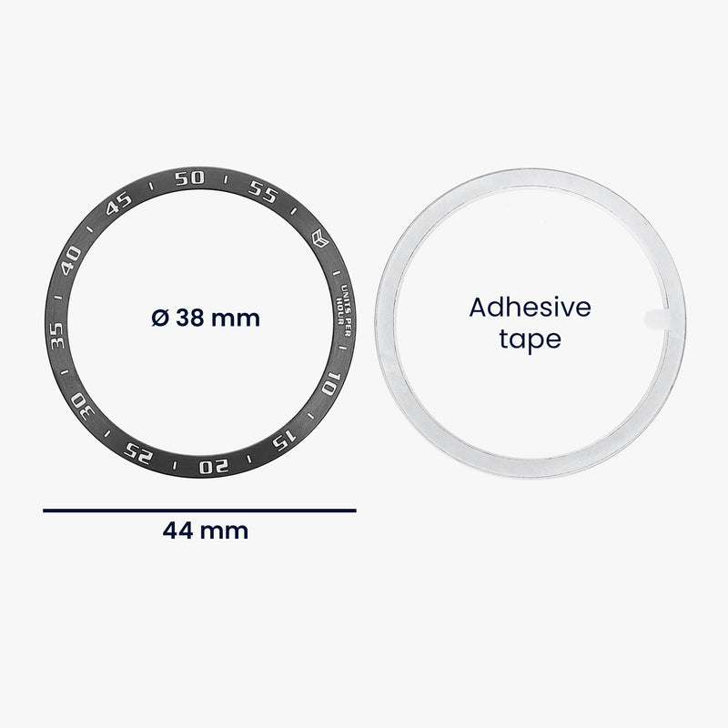 kwmobile Protective Ring compatible with Samsung Galaxy Watch 7 44mm Fitness Tracker