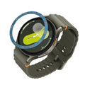 kwmobile Schutzring kompatibel mit Samsung Galaxy Watch 7 44mm Fitnesstracker - Bezel Ring Lünette in Blau Weiß Blau  [dsg03]