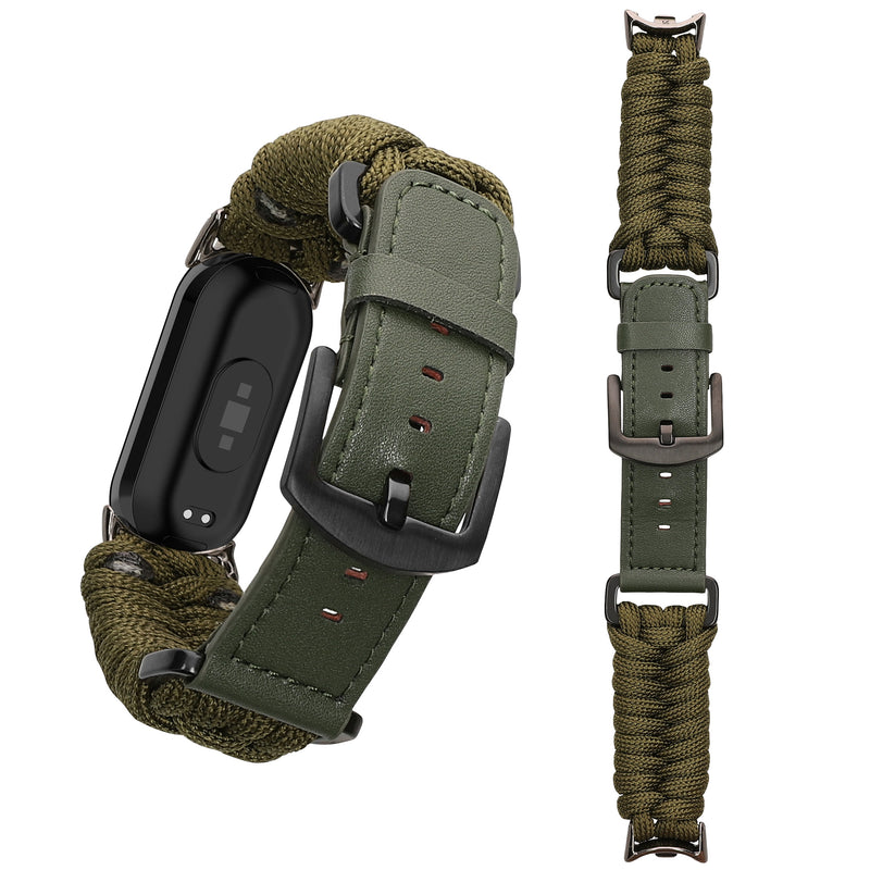 kwmobile Replacement Strap Compatible with Xiaomi Mi Band 10 / Mi Band 9 / 8 Wristband Fitness Tracker Sports Strap with Watch Clasp