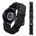 kwmobile Replacement Strap Braided Compatible with Samsung Galaxy Watch Fitness Tracker Sport Strap Made of PU Leather with Watch Clasp
