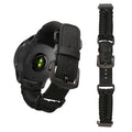 kwmobile Braided Replacement Wristband compatible with Garmin Forerunner 55 / 158 / 245 / 245 Music / 645 - Fitness Tracker Sport Watch Band made of PU Leather with Buckle