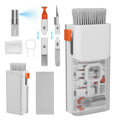 kwmobile 8-in-1 Keyboard Cleaning Kit with Brush Cleaning Pen Cleaning Kit for Headphones Cell Phone Laptop Camera Earbuds PC Accessories Gaming Gadgets Tech Accessories