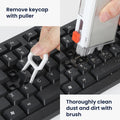 kwmobile 8-in-1 Keyboard Cleaning Kit with Brush Cleaning Pen Cleaning Kit for Headphones Cell Phone Laptop Camera Earbuds PC Accessories Gaming Gadgets Tech Accessories