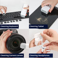 kwmobile 8-in-1 Keyboard Cleaning Kit with Brush Cleaning Pen Cleaning Kit for Headphones Cell Phone Laptop Camera Earbuds PC Accessories Gaming Gadgets Tech Accessories