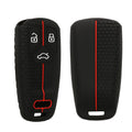 kwmobile Car Key Protection Case Compatible with Audi 3-Button Smart Key (Keyless Go Only) Case