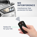 kwmobile Car Key Protection Case Compatible with Audi 3-Button Smart Key (Keyless Go Only) Case