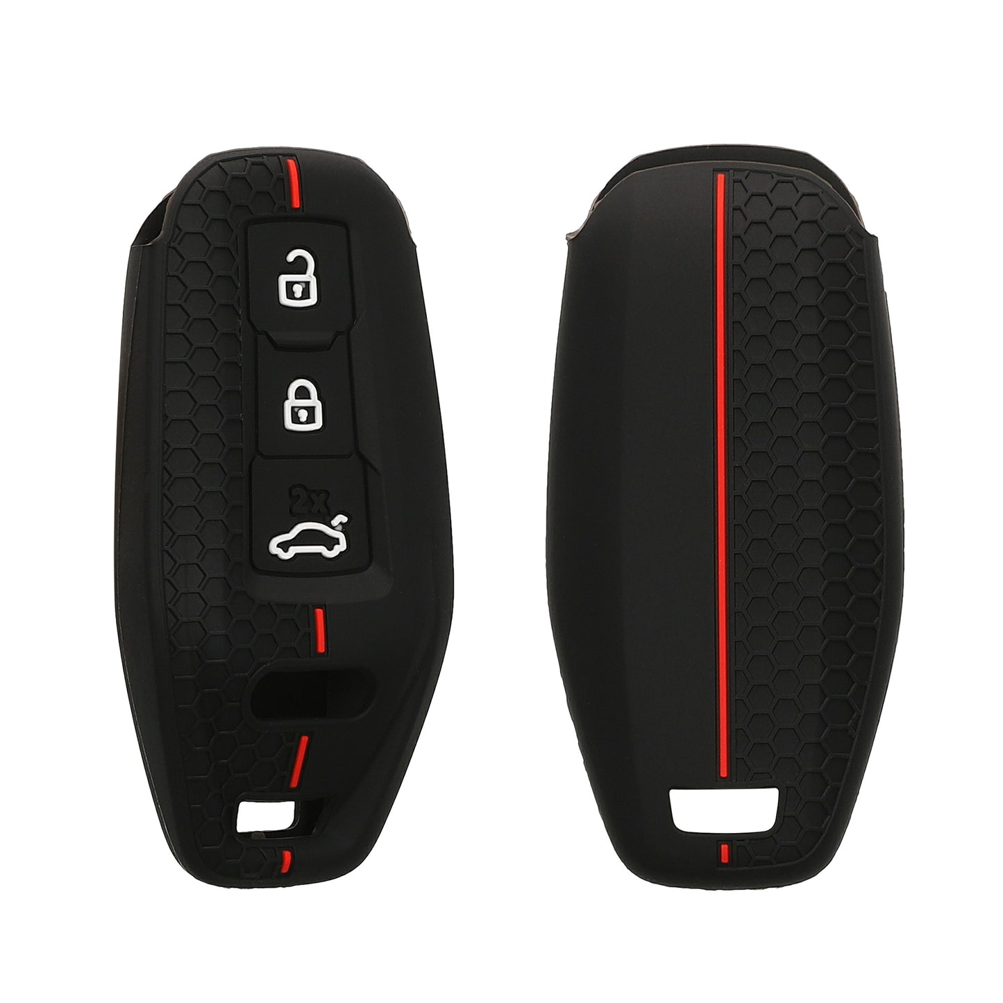 kwmobile Car Key Cover Compatible with Audi 3-Button 2025 A3 A5L Q6 A6L Etron SUV Car Key Case
