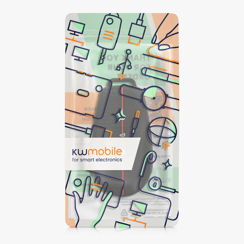 kwmobile Car Key Protection Case Compatible with Nissan 3-Button 2025 N7 N7Pro N7max Car Key Case