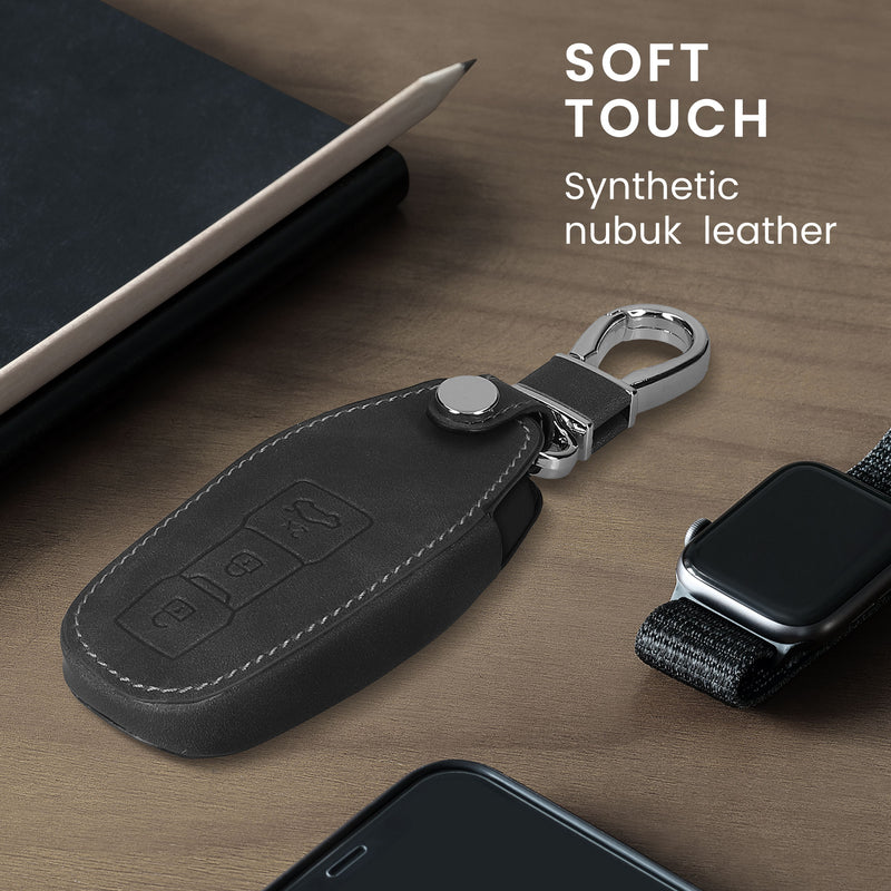 kwmobile Car Key Cover Compatible with Audi 3-Button 2025 A3 A5L Q6 A6L Etron SUV Car Key Protective Case Key Shell Cover