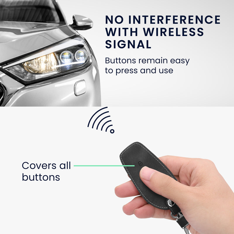 kwmobile Car Key Shell Compatible with Nissan 3-Button 2025 N7 N7Pro N7max Car Key Case Protective Key Cover