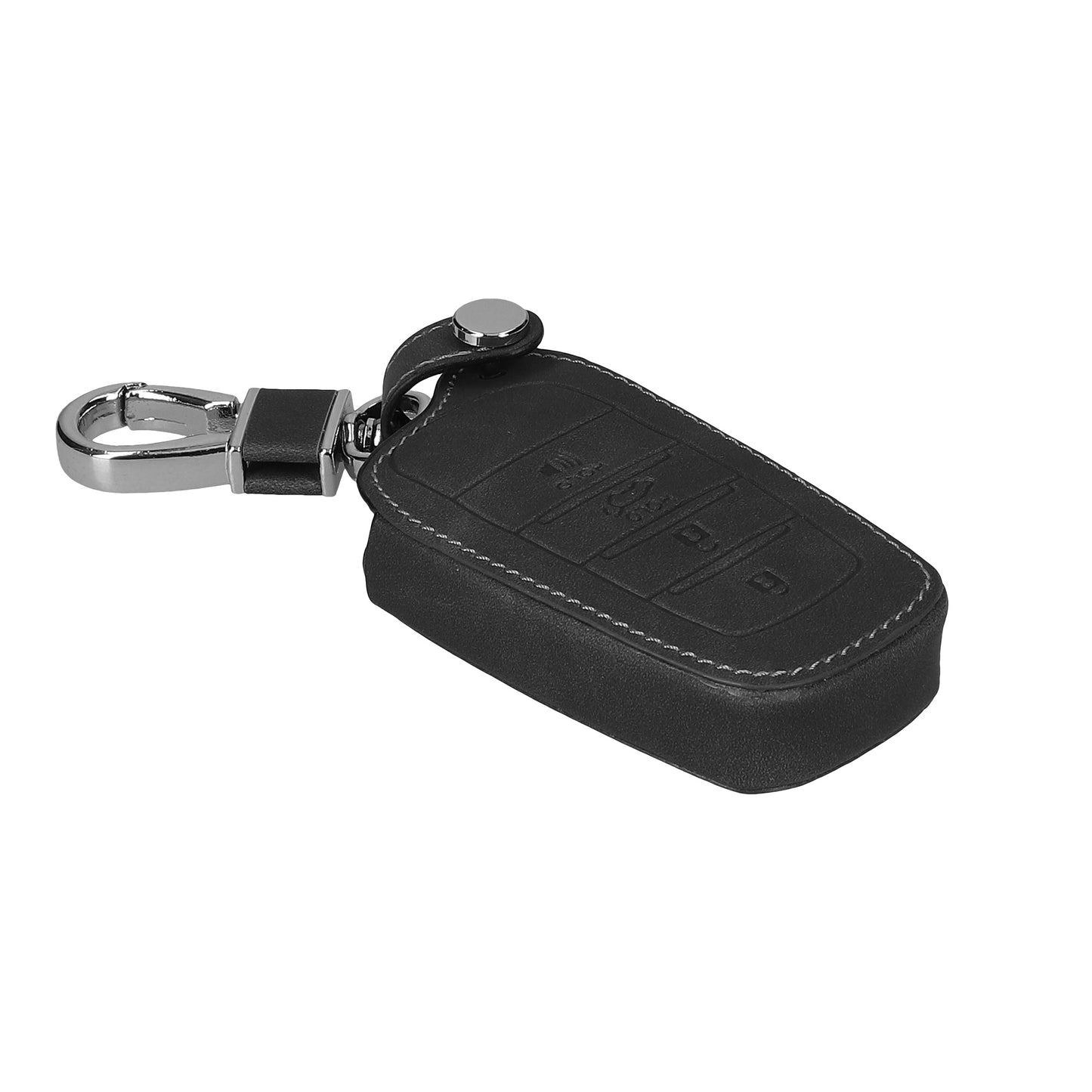 kwmobile Car Key Fob Cover Compatible with Toyota Venza Highlander Tundra Corolla 2019-2024 Car Key Fob Case Leather Protector Key Cover
