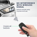 kwmobile Car Key Fob Cover Compatible with Toyota Venza Highlander Tundra Corolla 2019-2024 Car Key Fob Case Leather Protector Key Cover