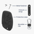 kwmobile Car Key Fob Cover Compatible with MG 3-Button ZS MG4 MG5 MG6 - Protective Silicone Case