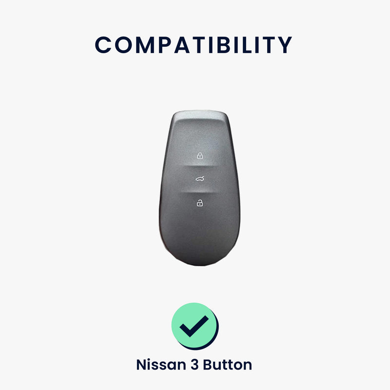 kwmobile Car Key Cover Compatible with Nissan 3-Button 2025 N7 N7Pro N7max Car Key