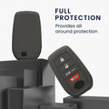 kwmobile Car Key Cover Compatible with Toyota Venza Highlander Tundra Corolla 2019-2024 Car Key