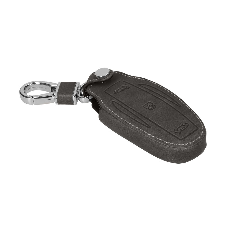 kwmobile Car Key Fob Cover Compatible with Tesla Model Y / Model 3 - Faux Leather Protective Case Key Shell