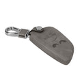 kwmobile Car Key Fob Cover Compatible with BMW 3-Button Smart Key - Faux Leather Protective Case Key Shell Cover