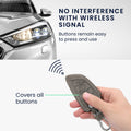 kwmobile Car Key Fob Cover Compatible with BMW 3-Button Smart Key - Faux Leather Protective Case Key Shell Cover