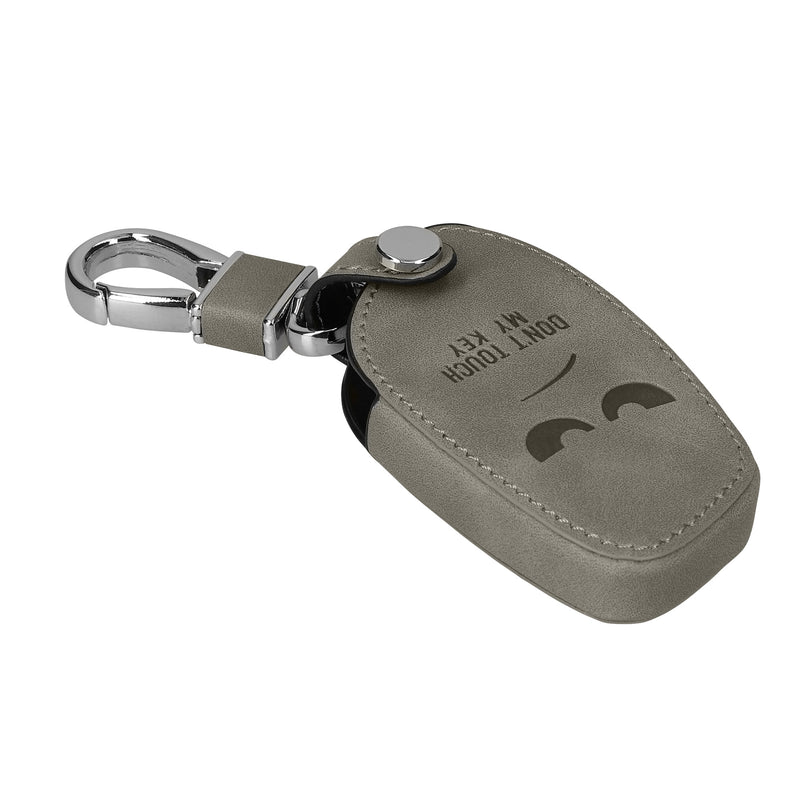 kwmobile Car Key Fob Cover Compatible with MG 3-Button ZS MG4 MG5 MG6 - Faux Leather Protective Case Key Shell Cover