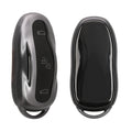 kwmobile Car Key Cover compatible with Tesla Model S / Model Y / Model 3 - Silicone Key Fob Cover