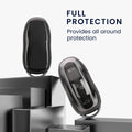 kwmobile Car Key Cover compatible with Tesla Model S / Model Y / Model 3 - Silicone Key Fob Cover