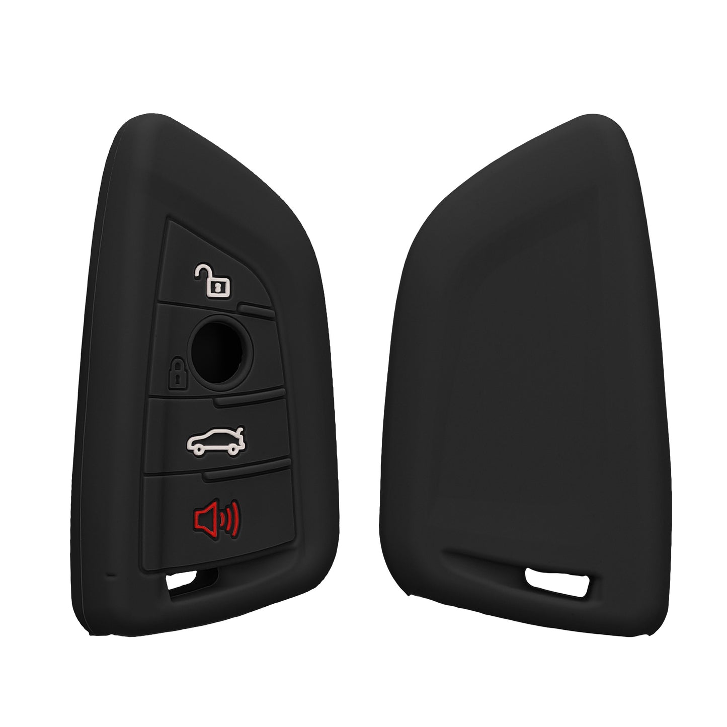 kwmobile Car Key Cover Compatible with BMW 3-Button Smart Key Car Key