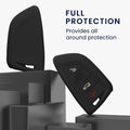 kwmobile Car Key Cover Compatible with BMW 3-Button Smart Key Car Key