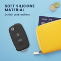 kwmobile Car Key Cover Compatible with VW Skoda Seat 3-Button Car Key