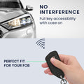 kwmobile Car Key Cover compatible with VW Golf 8 3-Button Car Key - Key Fob Cover with Key Ring