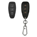 kwmobile Car Key Cover Compatible with Ford 3-Button Car Key Keyless Go Cover - Key Shell with Keychain