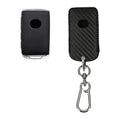 kwmobile Car Key Cover compatible with Mazda 3-Button CX30 CX50 CX60 CX90 MX-30 - Key Fob Cover with Keychain