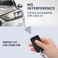 kwmobile Car Key Cover compatible with Mazda 3-Button CX30 CX50 CX60 CX90 MX-30 - Key Fob Cover with Keychain