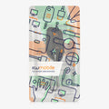 kwmobile Car Key Fob Cover Compatible with MG 3-Button ZS MG4 MG5 MG6 - Key Fob Case with Keyring