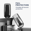 kwmobile Car Key Cover Compatible with VW 3-Button Touareg EL R-Line e-Hybrid 2019-2025 Car Key - Silicone Cover