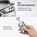 kwmobile Car Key Cover Compatible with VW 3-Button Touareg EL R-Line e-Hybrid 2019-2025 Car Key - Silicone Cover