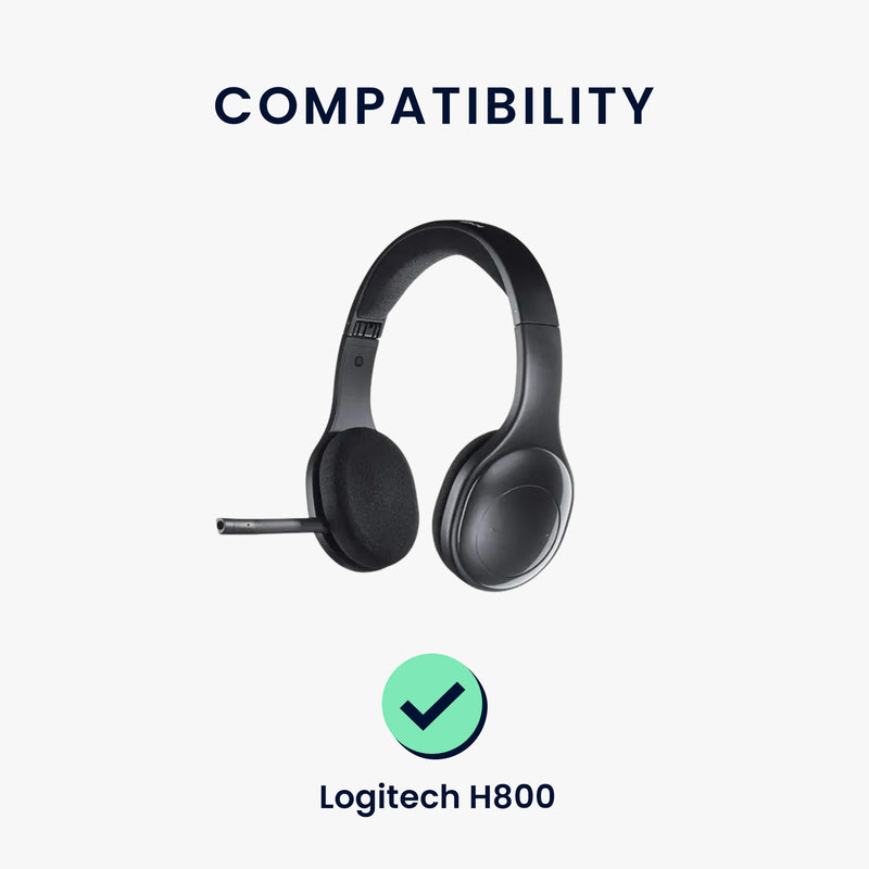 kwmobile Ear Pads for Logitech H800 Headphones Replacement Parts Over Ear Headphones