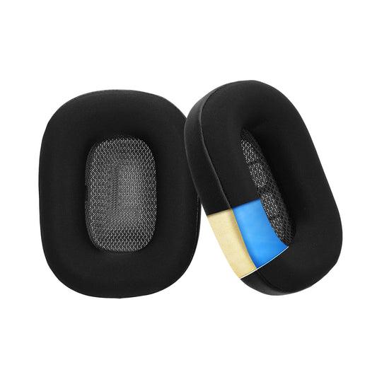 kwmobile 2x Kunstleder Ohr Polster für Apple AirPods Max Ohrpolster - Ersatz Ohrpolster - Kopfhörer Ersatzteile - Kopfhörer Ersatzpolster mit Cooling Effekt Schwarz  